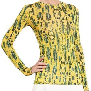 BCBGMaxAzria Tie Dye Agda Knit Long Sleeve Top